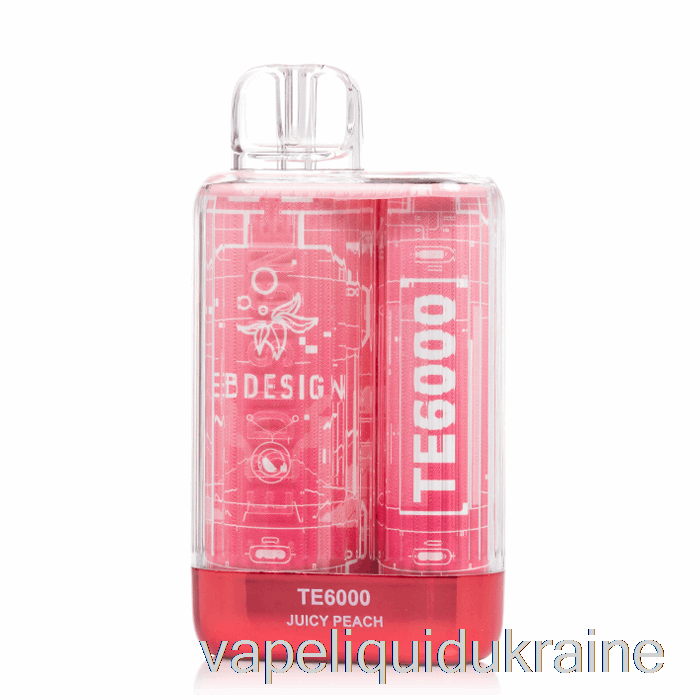 Vape Liquid Ukraine EB TE6000 Disposable Juicy Peach